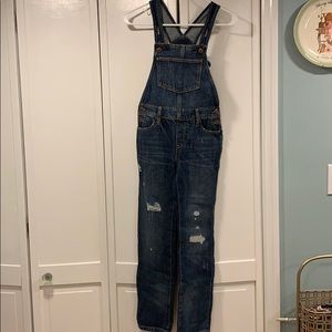 Old Navy denim overalls Girls 10-12 NEVER WORN